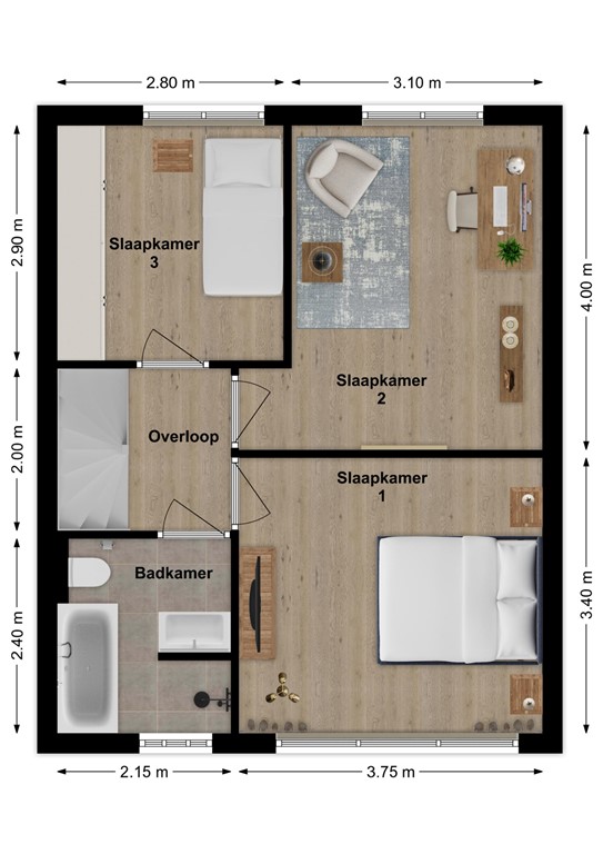mediumsize floorplan